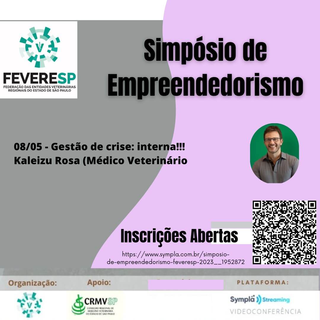 Simpósio de Empreendedorismo Feveresp 2023 – Gestão de crise (08/05)