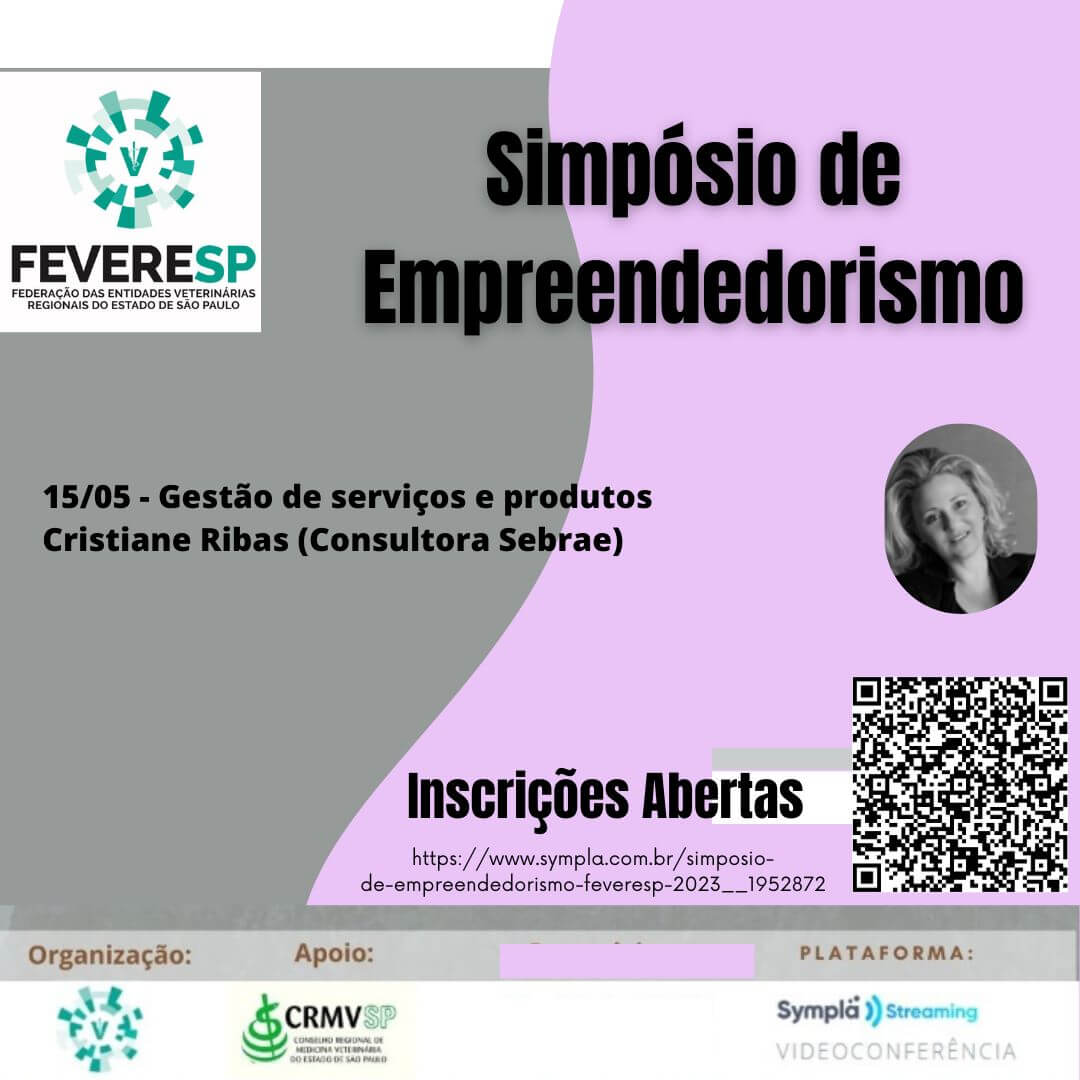 Simpósio de Empreendedorismo Feveresp 2023 – Gestão de serviços e produtos (15/05)